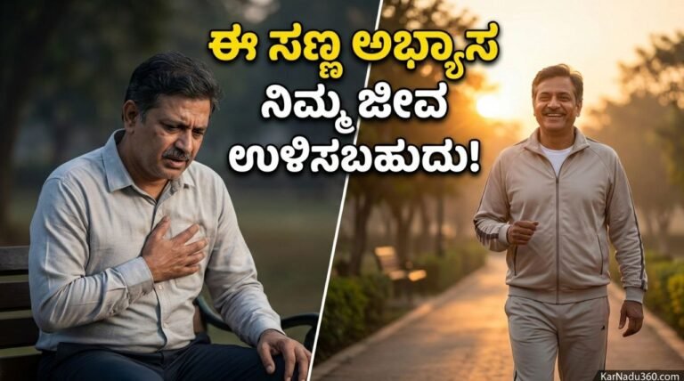 Healthy lifestyle daily habits emotional wellness Kannada health tips article image.