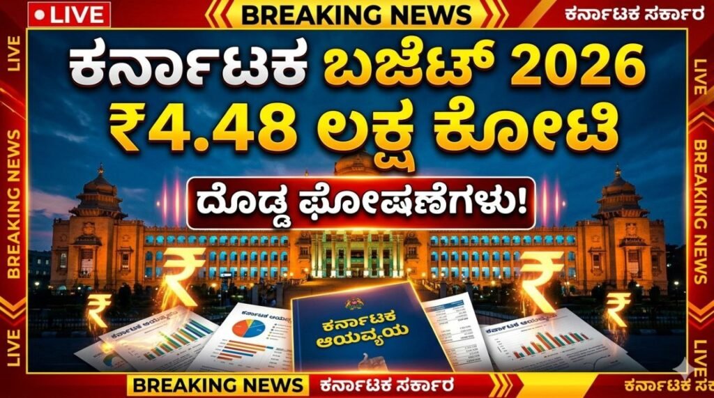 Karnataka Budget 2026 Highlights Kannada